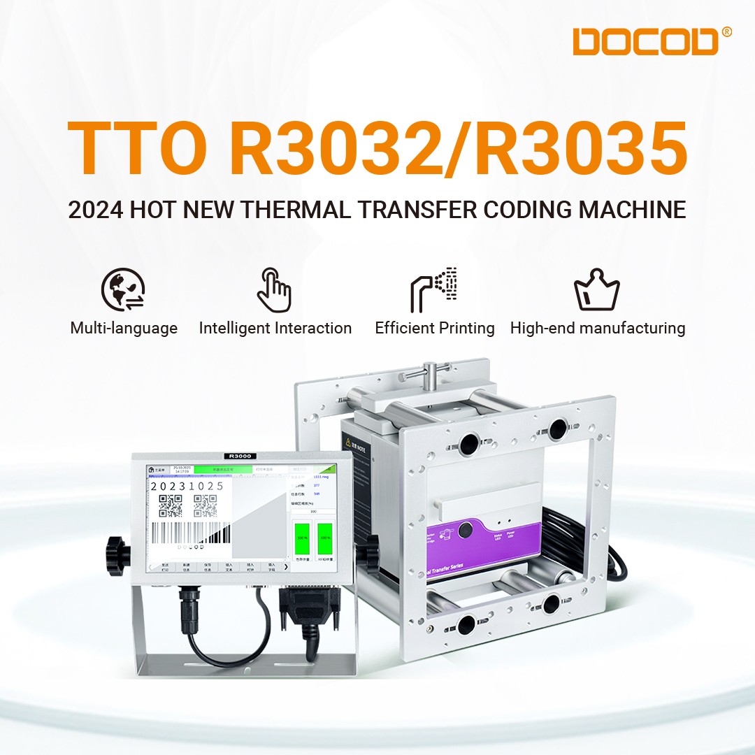 Docod launches R3000 Series Thermal Transfer Overprinters (TTO) to meet manufacturers’ code quality needs