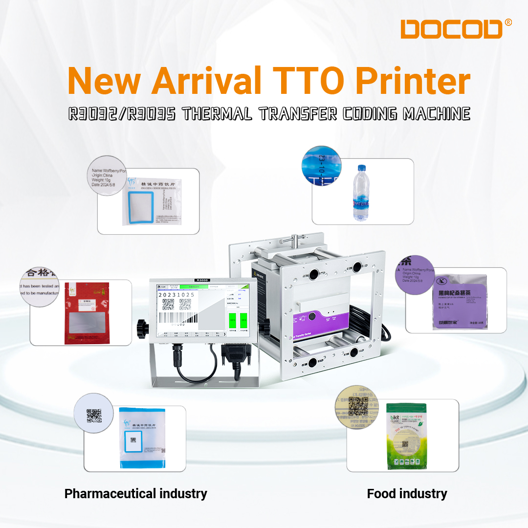 Docod launches R3000 Series Thermal Transfer Overprinters (TTO) to meet manufacturers’ code quality needs
